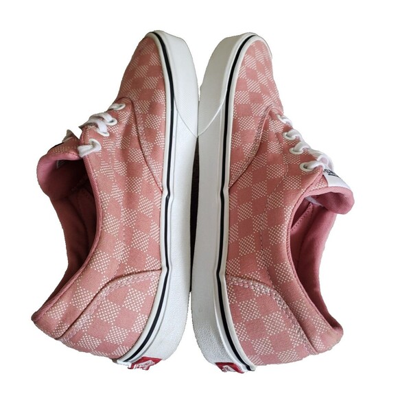 Vans Doheny Sneakers Women’s 9.5 Pink White Checkerboard 721356 Exc Cond - Picture 9 of 11